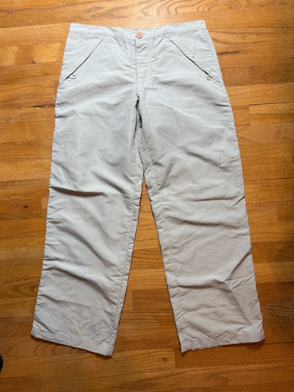 Water Girl Patagonia Nylon Pants Light Gray